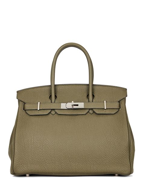 Hermes Birkin Togo 30 Vert Veronese 